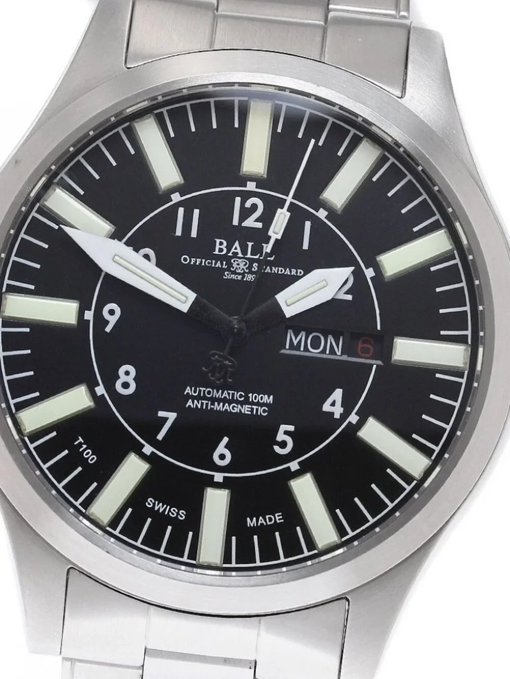 BALLWATCH Engineer Master II NM1080C-S1-BK Day date Automatic Men's Watch_963307